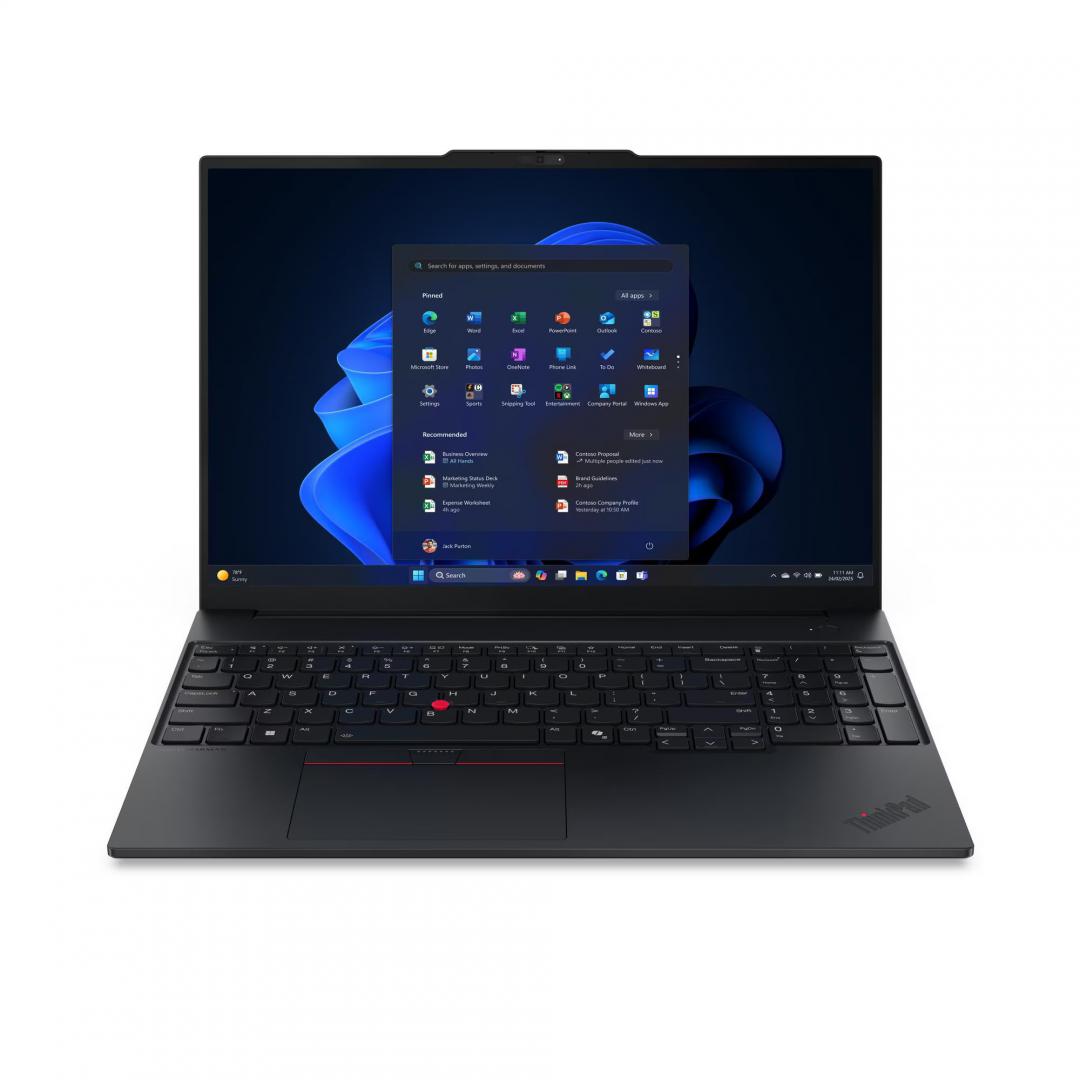 Laptop Lenovo ThinkPad E16 Gen 3 (Intel); 16" WUXGA (1920x1200) - imagine 4