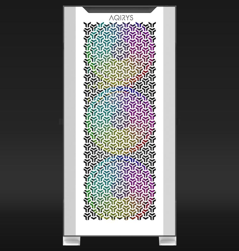 Carcasa AQIRYS AQUILLA Mid Tower ARGB ALB - imagine 4