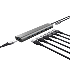 Hub Trust Halyx , 7 porturi USB 3.2 Gen 1,