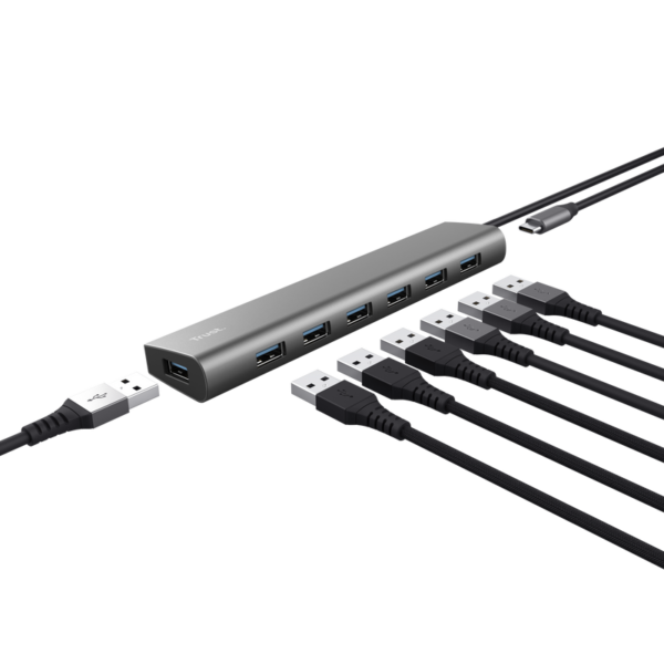 Hub Trust Halyx , 7 porturi USB 3.2 Gen 1,