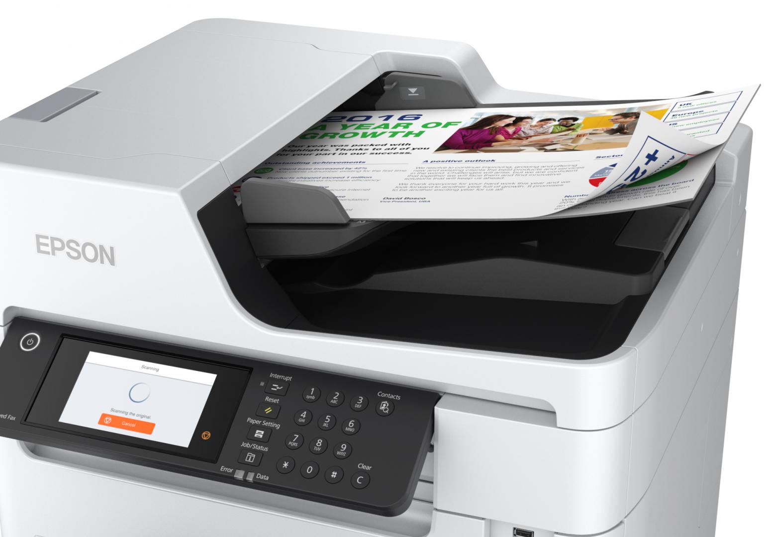 "Multifunctional inkjet color RIPS Business WorkForce Pro WF-C879RDTWF, dimensiune A3 - imagine 5