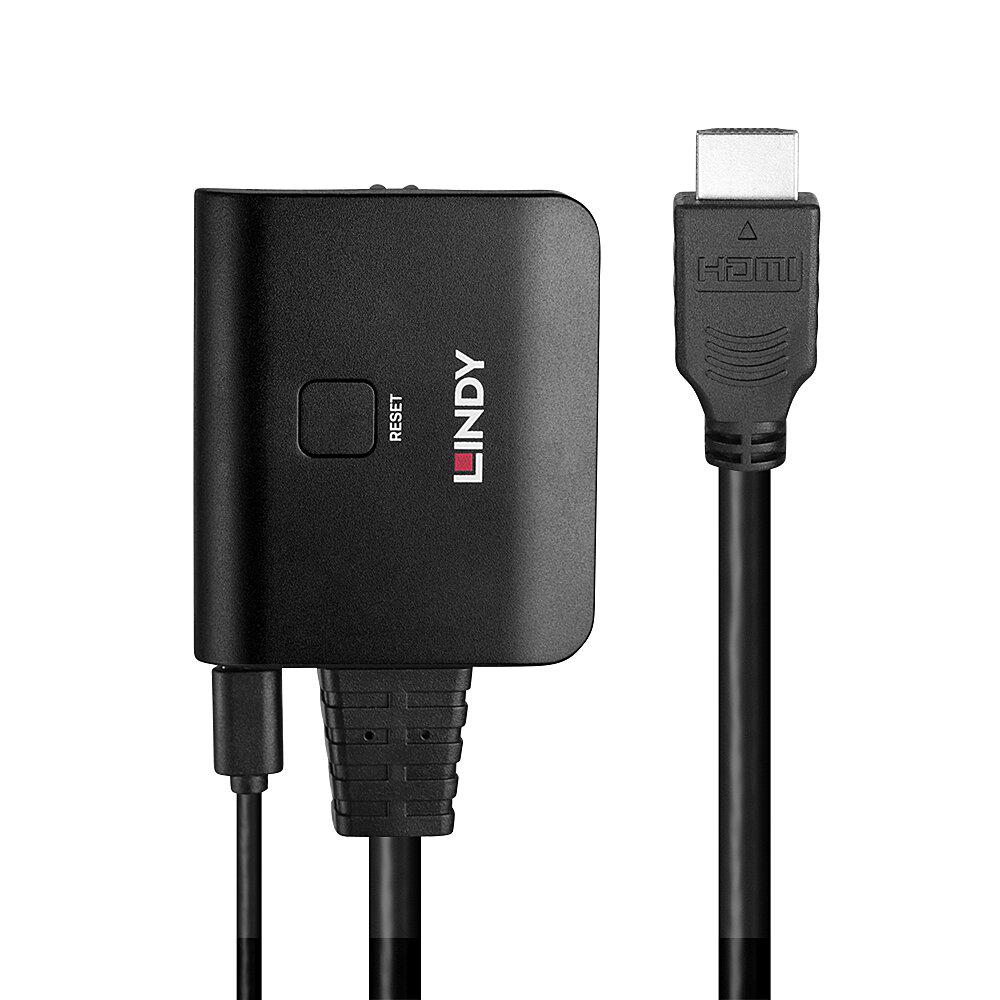 Cablu Lindy 2 porturi HDMI 4K60, latime de banda suportata - imagine 3