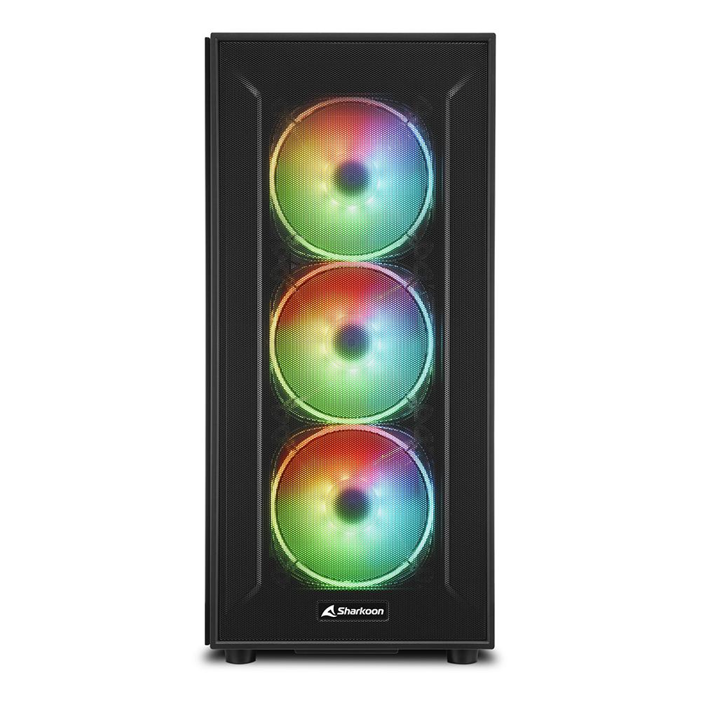 Carcasa SHARKOON TG6M ATX, fara sursa, RGB