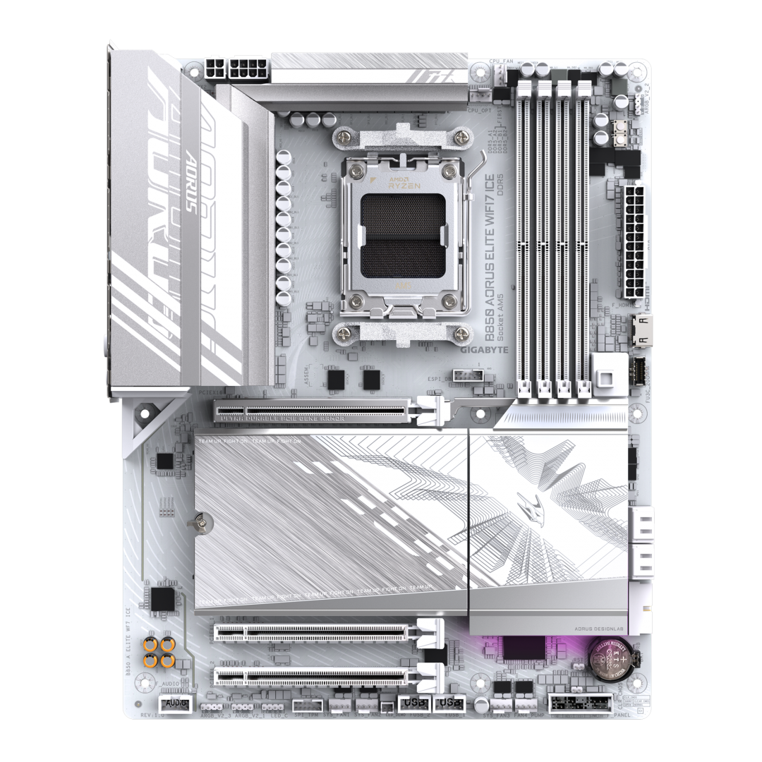Placa de bază Gigabyte B850 AORUS ELITE WIFI7 ICE AM5 - imagine 3