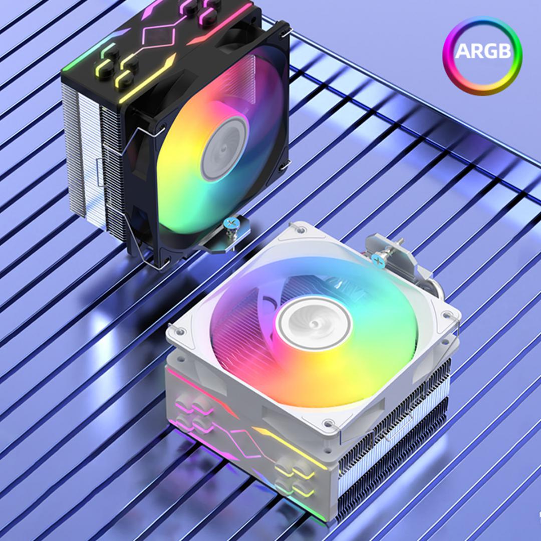Cooler CPU Serioux CC120ARGB, dimensiuni 120x120x25mm, viteza ventilator 800-1800±200RPM, TDP: - imagine 4