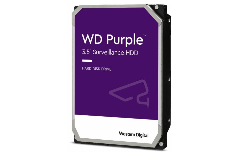 HDD Surveillance Wd, 3.5″, 2TB, Purple SATA3 5400rpm 64MB
