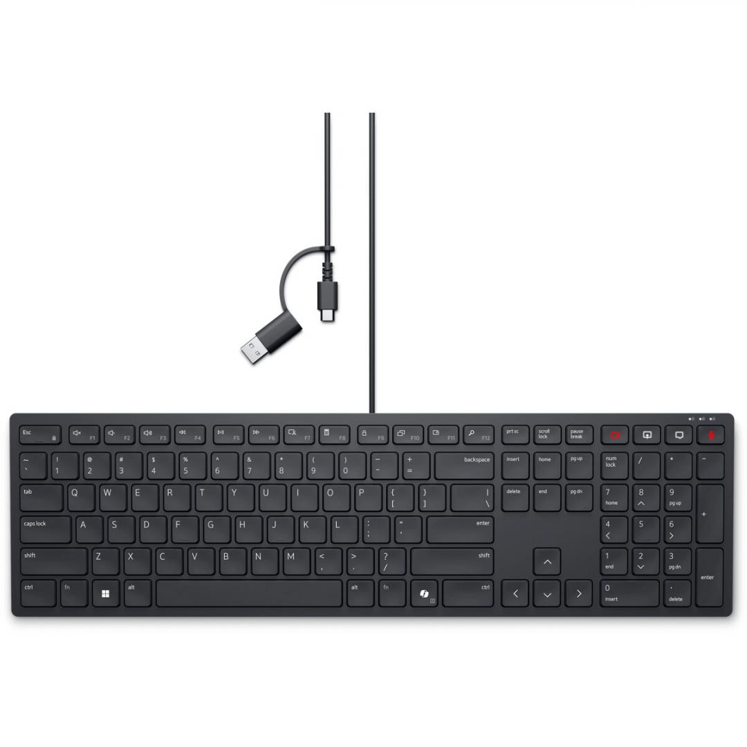 Dell Wired Collaboration Keyboard - KB525C US International (QWERTY) - imagine 6