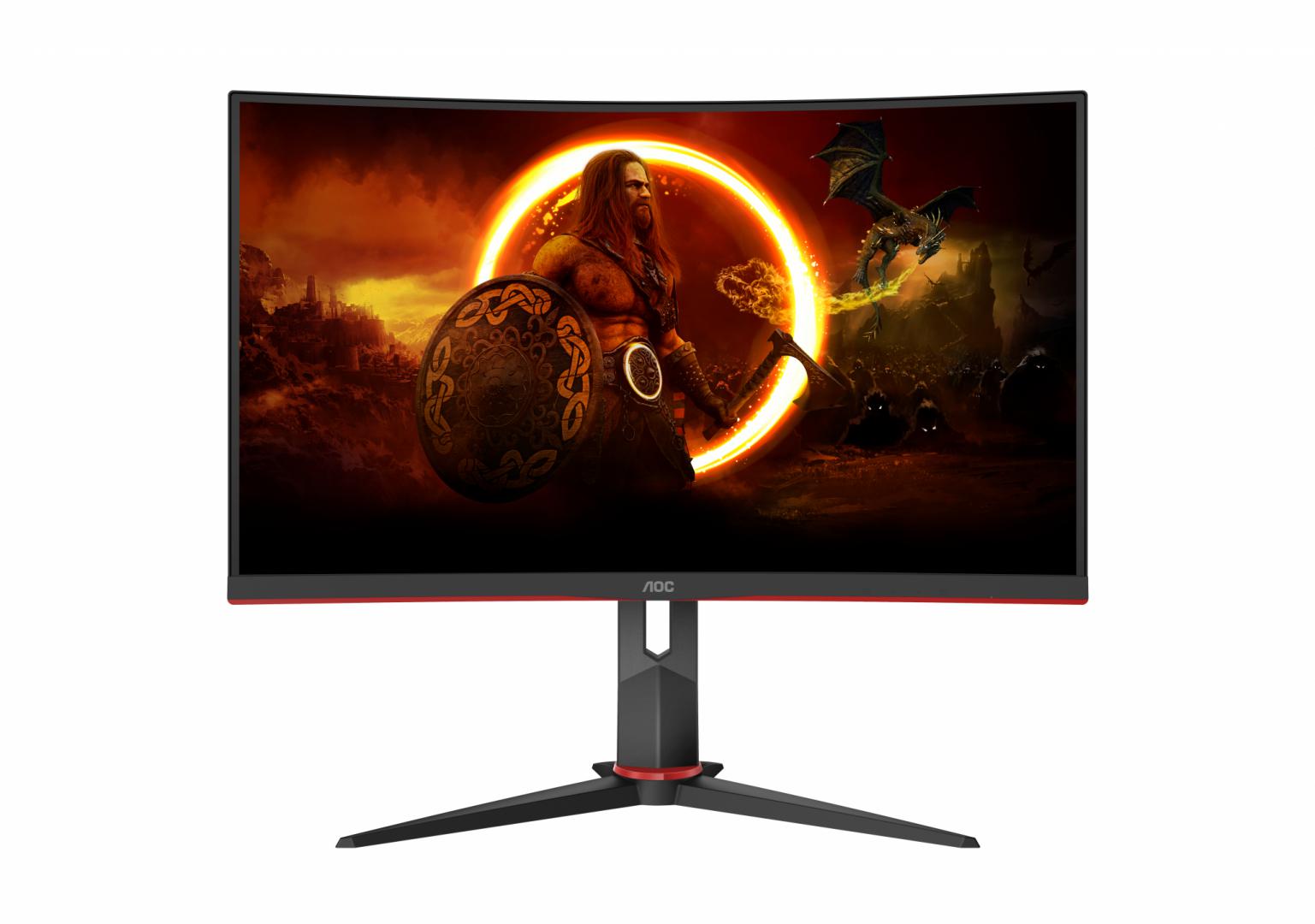 Monitor AOC 27" C27G2Z3/BK, Curvature: 1500R, Diagonal (inch): 27, Diagonal - imagine 3