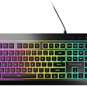 Tastatura gaming cu fir Genesis RHOD 530, tip membrana, iluminare