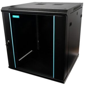 CABINET 19″ SPACER 12U 600x600mm, fixare pe perete, Flatpack (dezasamblat),