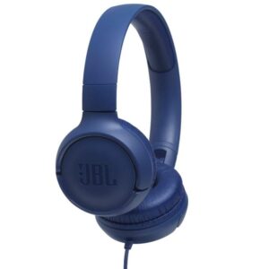 JBL Tune 500, OnEar Universal Headphones 1-button Mic/Remote – Blue
