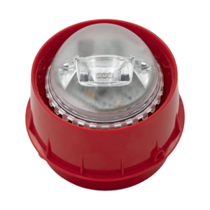 Sirena cu flash, adresabila, LED-uri de culoare rosie, lentila de