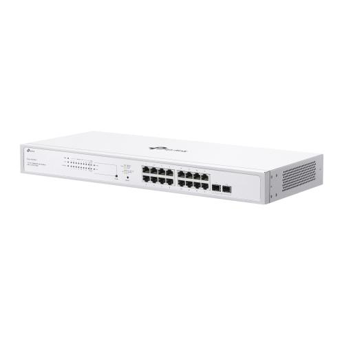 TP-LINK 18-Port Gigabit Smart Switch with 16-Port PoE+ FESTA FS318GP, - imagine 3