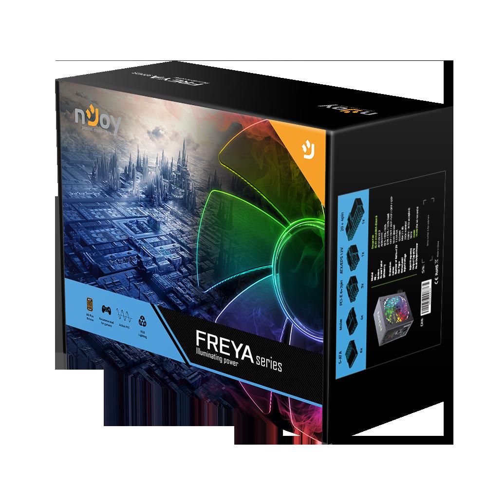 Sursa nJoy Freya 600, ATX, PFC Activ, RGB, 600W - imagine 6