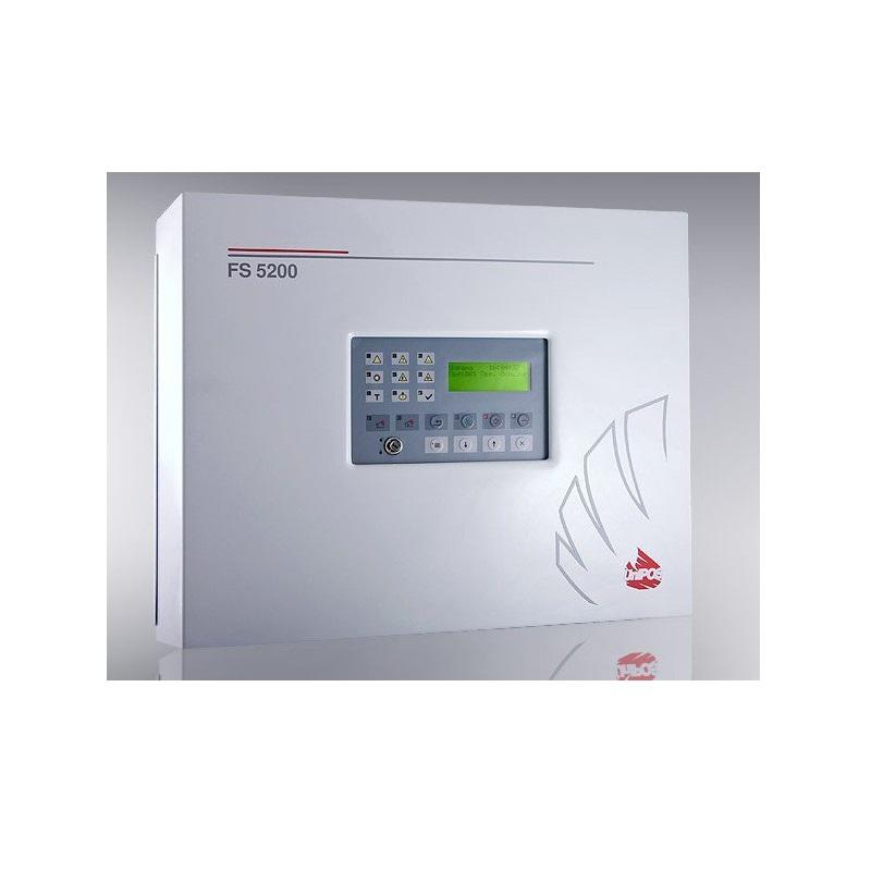 Conventional fire control panel FS5200:- 8 fire lines;- 1 monitored