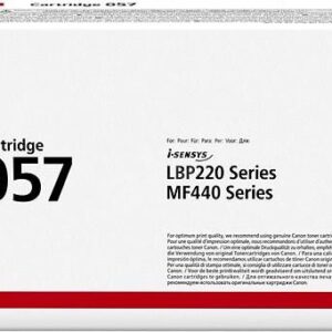 Toner Canon CRG057 black, capacitate 3.1k pagini, pentru LBP223DW; LBP226DW;