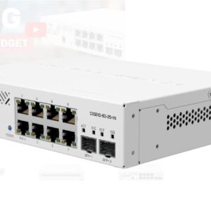 MIKROTIK, CSS610-8G-2S+IN 8G, 2 SFP+ Port , Indoor Switch 64kb
