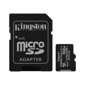 Card de Memorie SDXC Kingston Select Plus, 512GB, Adaptor SD,