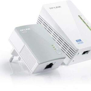 TP-Link, Adaptor PowerLine 300Mbps, Extender Wireless AV600 KIT, HomePlug AV,2