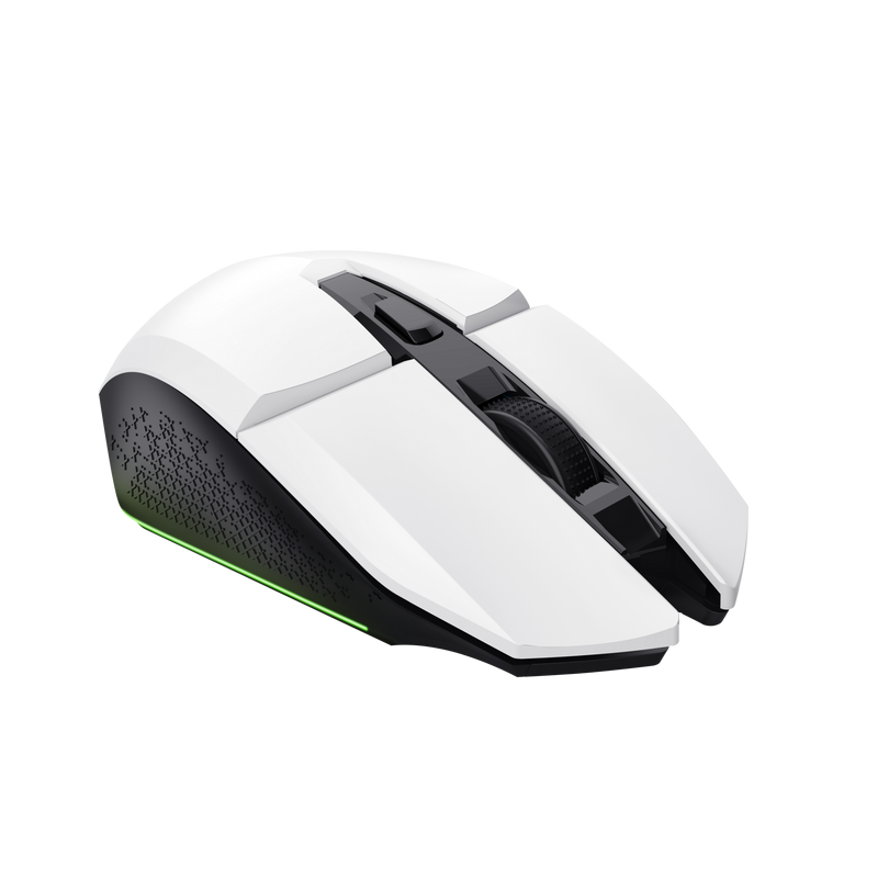 Mouse Trust GXT110W Felox cu fir, 4800 DPI, alb - imagine 3