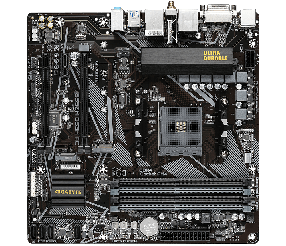 Placa de bază Gigabyte B550M DS3H AC AM4 - imagine 3
