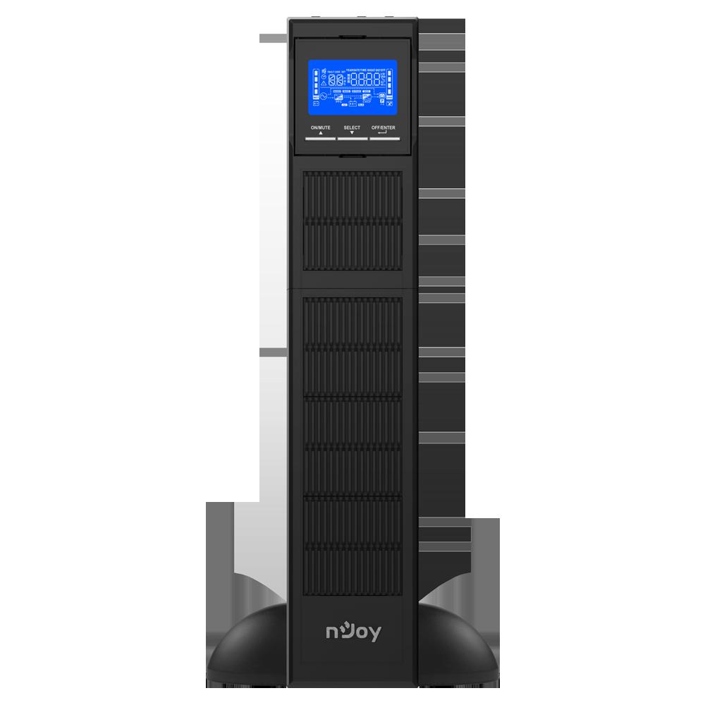 UPS nJoy Balder 3000, 3000VA/ 3000W, On-line, LCD Display, Montare - imagine 3