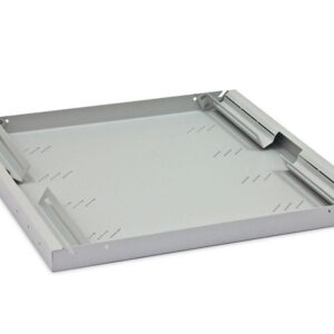 Raft fix perforat Triton 19" 1U/750 capacitate incarcare 80kg, gri