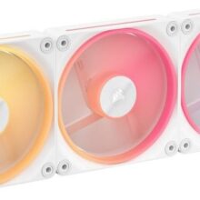 Ventilatoare Carcasa Corsair Icue Link LX120 Reverse 3x120mm Rgb Alb