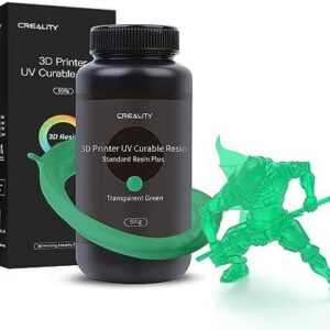 CREALITY Rasina Standard plus rigida fotosensibila, 500g, culoare transparent Green,