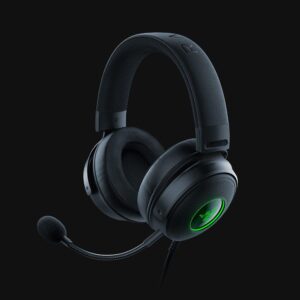 Casti cu micofon Razer Kraken V3 HyperSense cu fir, Haptic