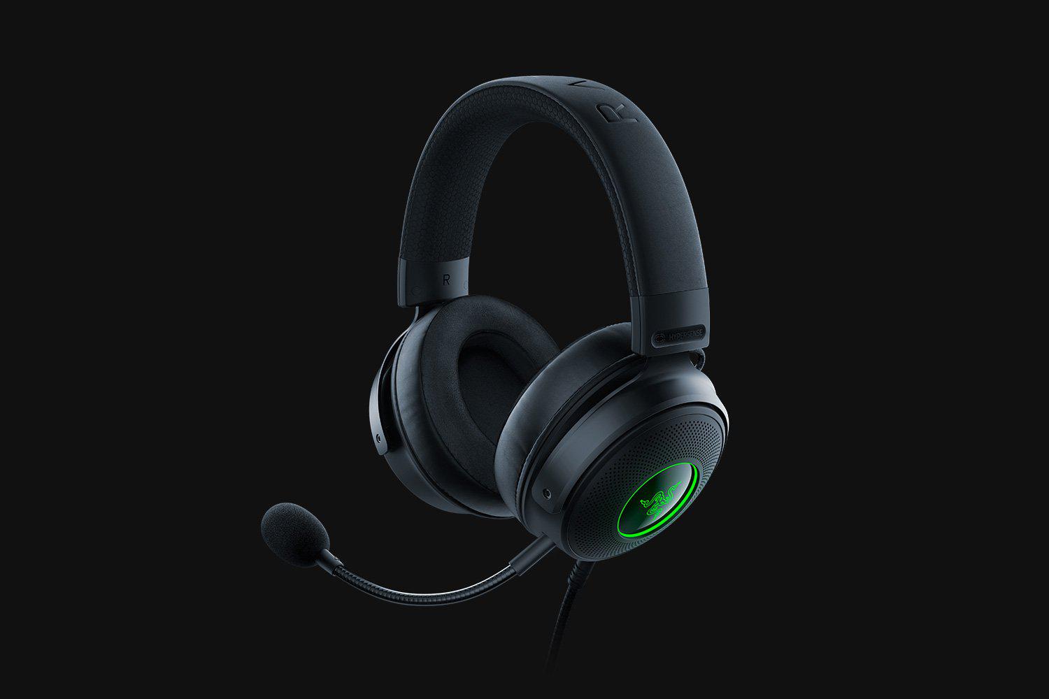 Casti cu micofon Razer Kraken V3 HyperSense cu fir, Haptic