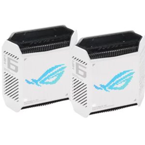 Router Wireless Asus GT6(W-2-PK)White, tri-band, WI-FI 6, Standard retea: WiFi
