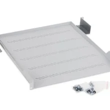 Raft Fix Perforat Triton 19″ 1U/550 Capacitate Incarcare 40kg, Gri