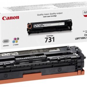 Toner Canon CRG731B, black, capacitate 1400 pagini, pentru LBP7100C, LBP7110C