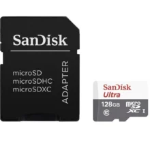 Card de Memorie Microsdxc Sandisk, 128GB, Adaptor Sd, Class