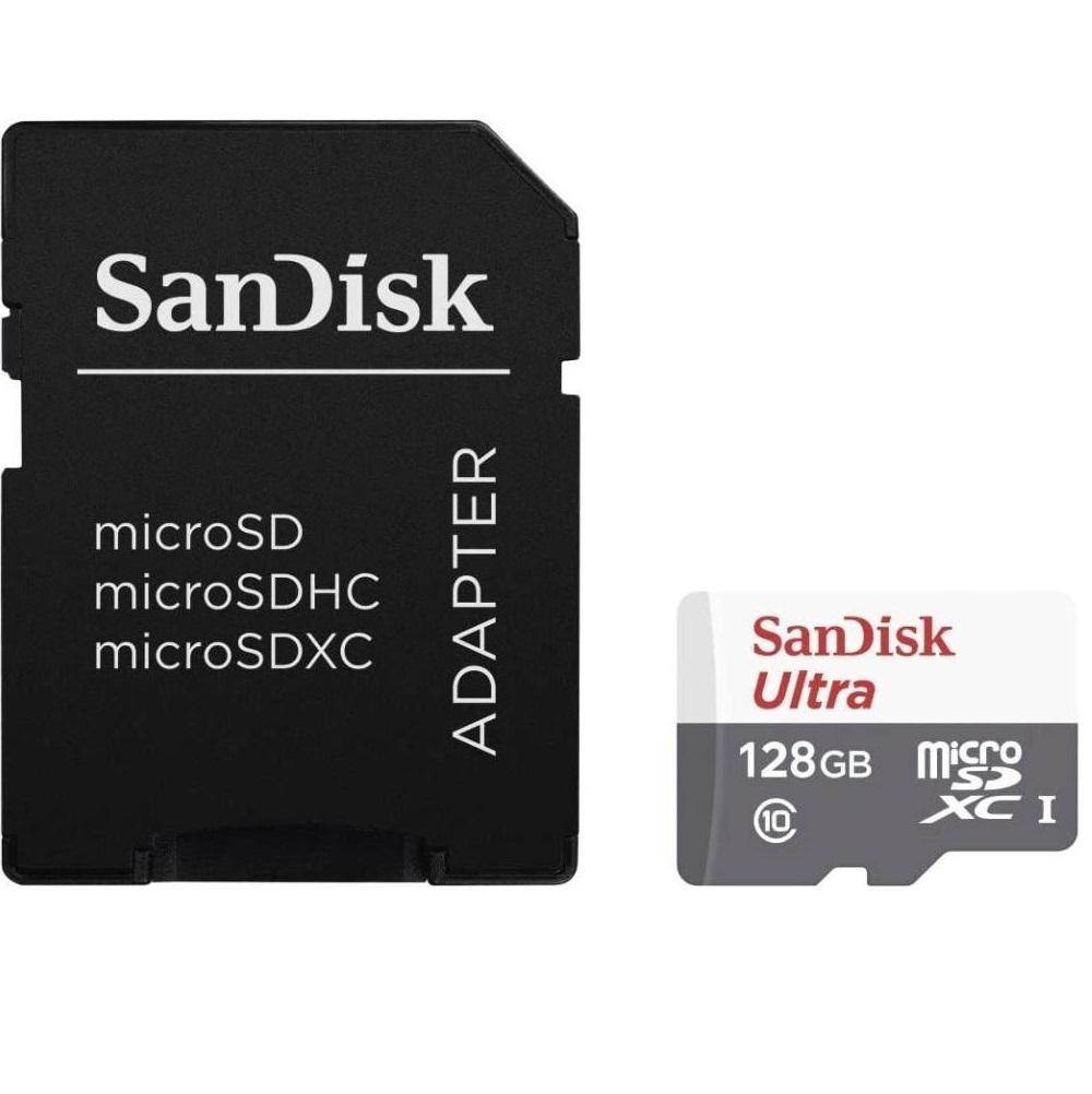 Card de Memorie MicroSDXC SanDisk , 128GB, Adaptor SD, Class