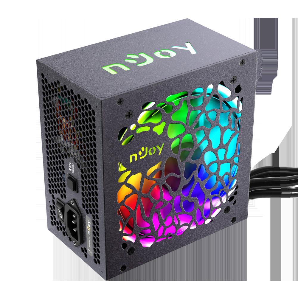 Sursa nJoy Freya 600, ATX, PFC Activ, RGB, 600W - imagine 3