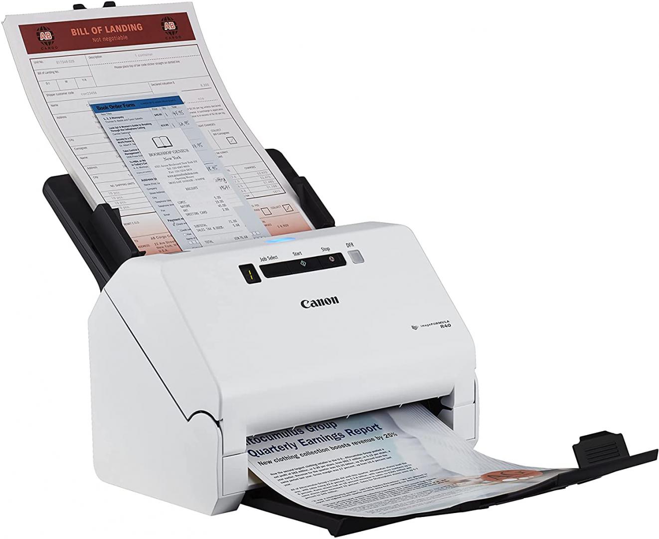 Canon imageFORMULA R40, Sheetfed Scanner A4, Senzor CMOS CIS cu - imagine 3