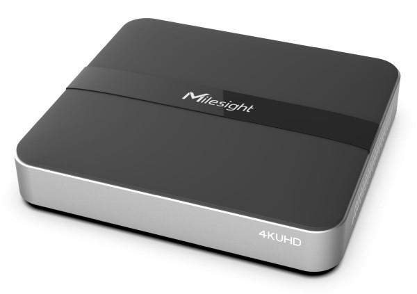 Mini POE NVR Milesight 8 Canale MS-N1008-UPC, Rezolutie inregistrare: 8MP