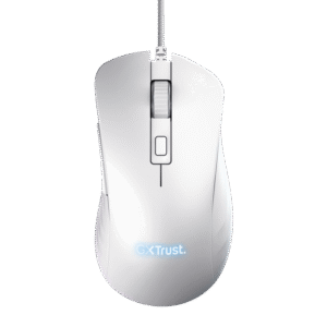 Mouse Trust GXT924W YBAR+ 25600 DPI, alb