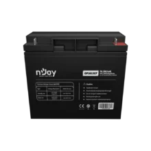 Acumulator Njoy GP1812CF 12V 181x77x167mm, Cycle Use 14.4V- 15.0V Max.