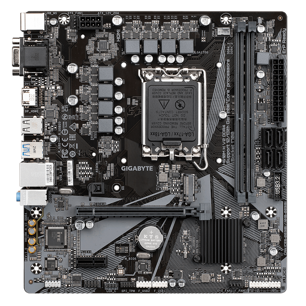Placa de bază Gigabyte H610M H V2 LGA1700 - imagine 3