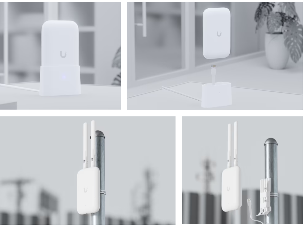 UBIQUITI INDOOR/OUTDOOR AP UK-ULTRA, WI-FI 5,Acoperire: 115 m², Dimensiuni: 137 - imagine 3