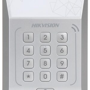 Cititor standalone cu tastatura si card de proximitate Hikvision, DS-