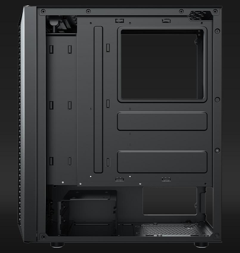 Carcasa Aqirys Mizar Midi Tower Black RGB - imagine 6