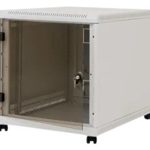 Rack de podea 19 inch Triton 12U 600x1000mm usa fata sticla panouri laterale/spate detasabile sectiuni pentru