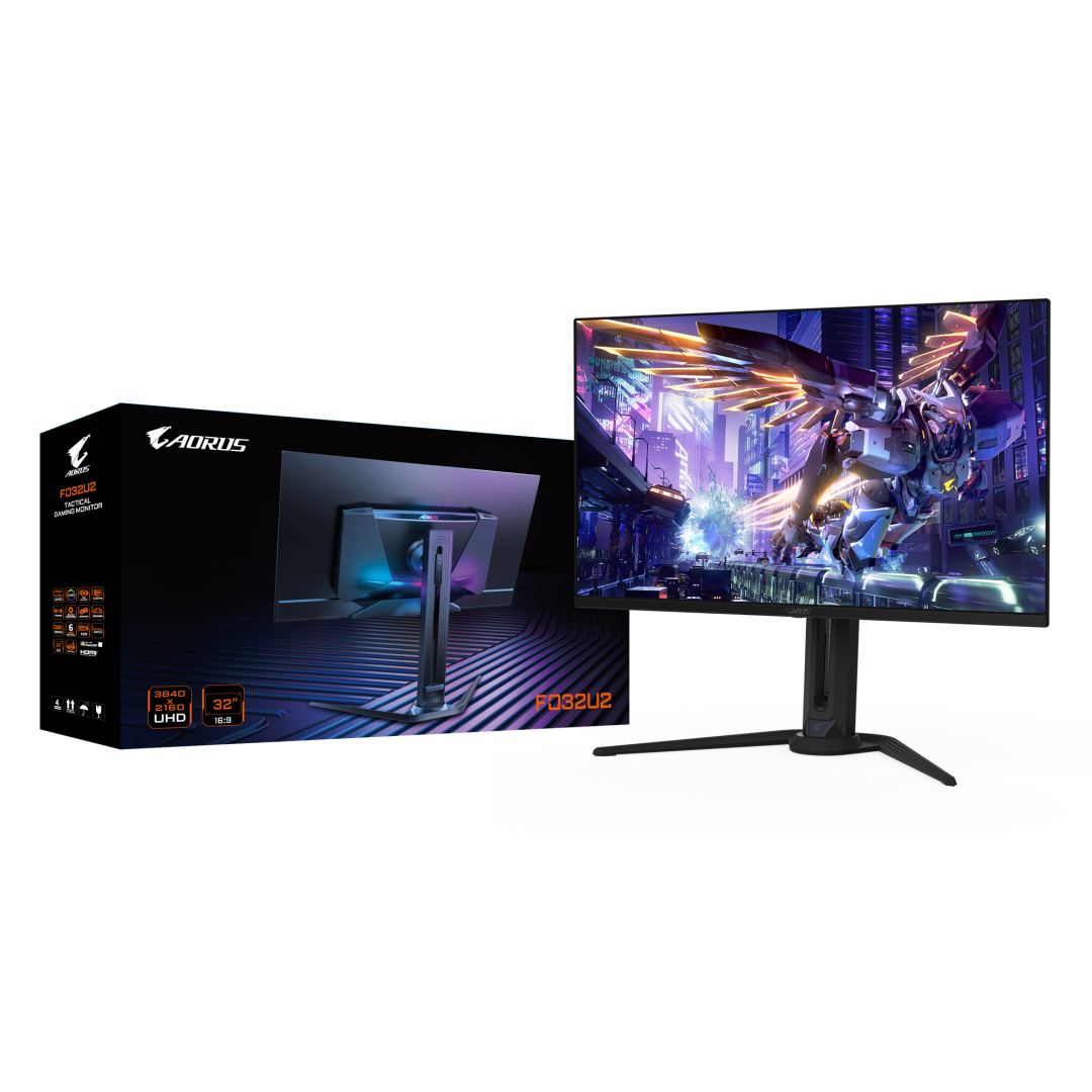 Gigabyte AORUS FO32U2 gaming monitor diagonala 31.5", 699.48 x 394.73 - imagine 4