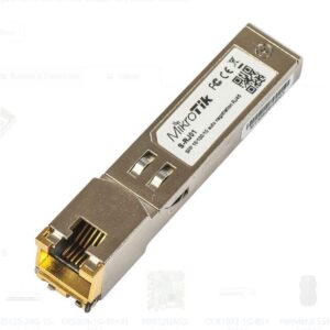 Mikrotik S-RJ01 RJ45 SFP 10/100/1000M copper module, Data Rate: 1.25Gpbs,
