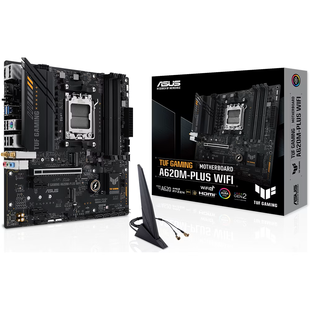 Placa de bază ASUS TUF GAMING A620M-PLUS WIFI AM5