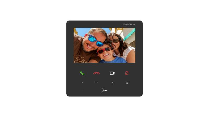 Post interior videointerfon color Hikvision DS-KH6110-WE1, 4.3-inch colorful touch screen,
